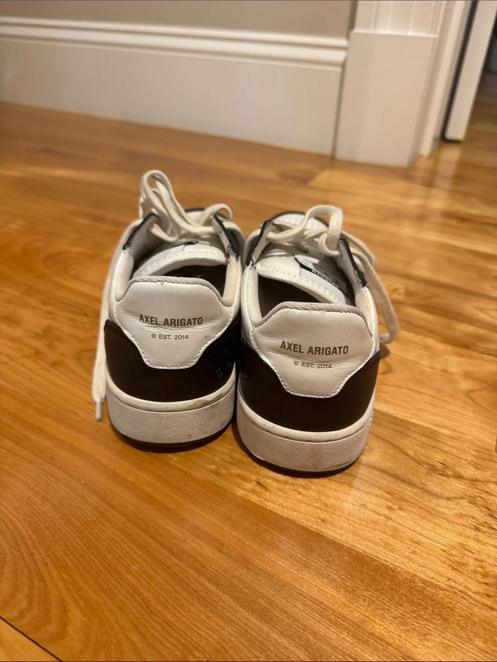 Axel Arigato Black and White Low-Top Sneakers